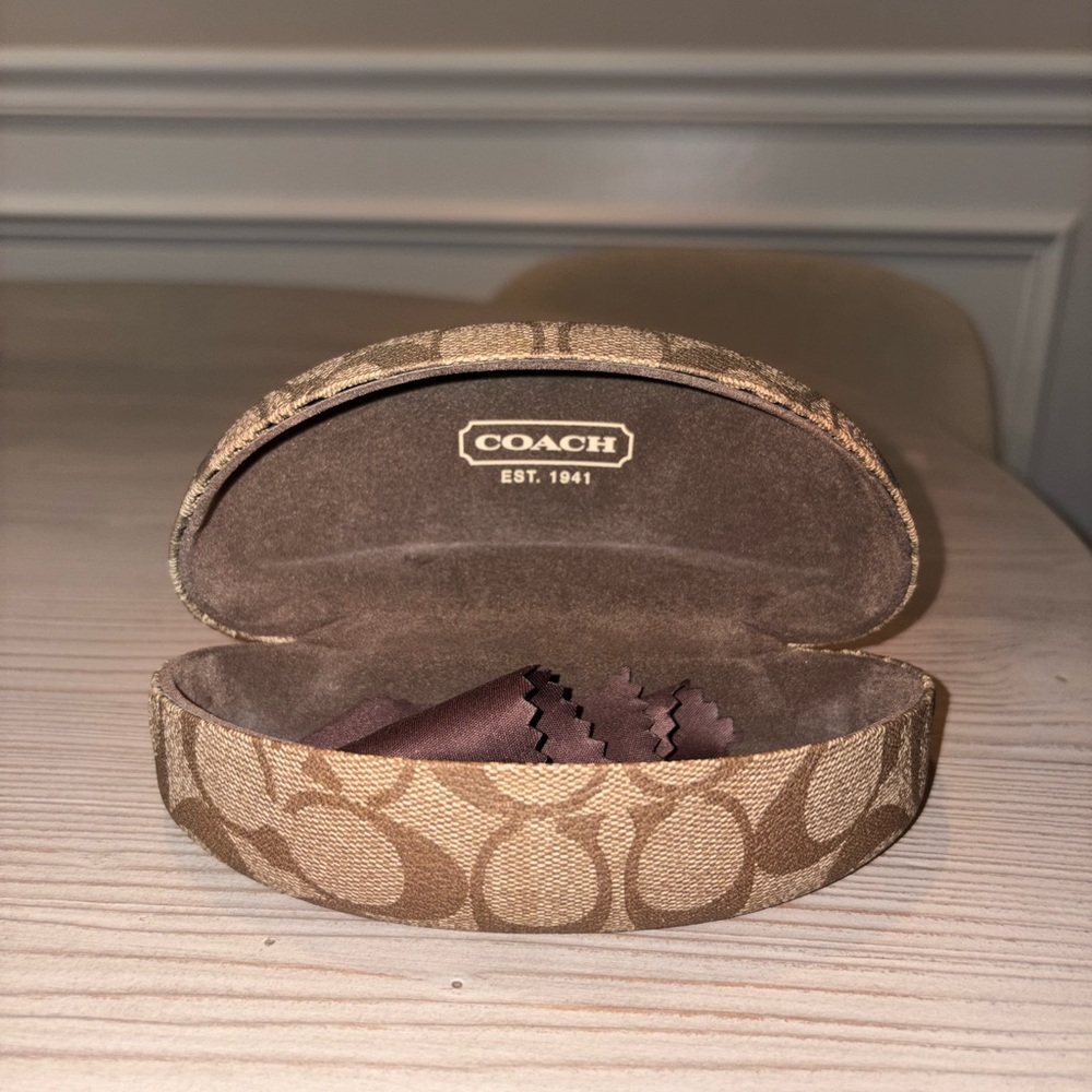 Coach Signature C Hard Eyeglass Case